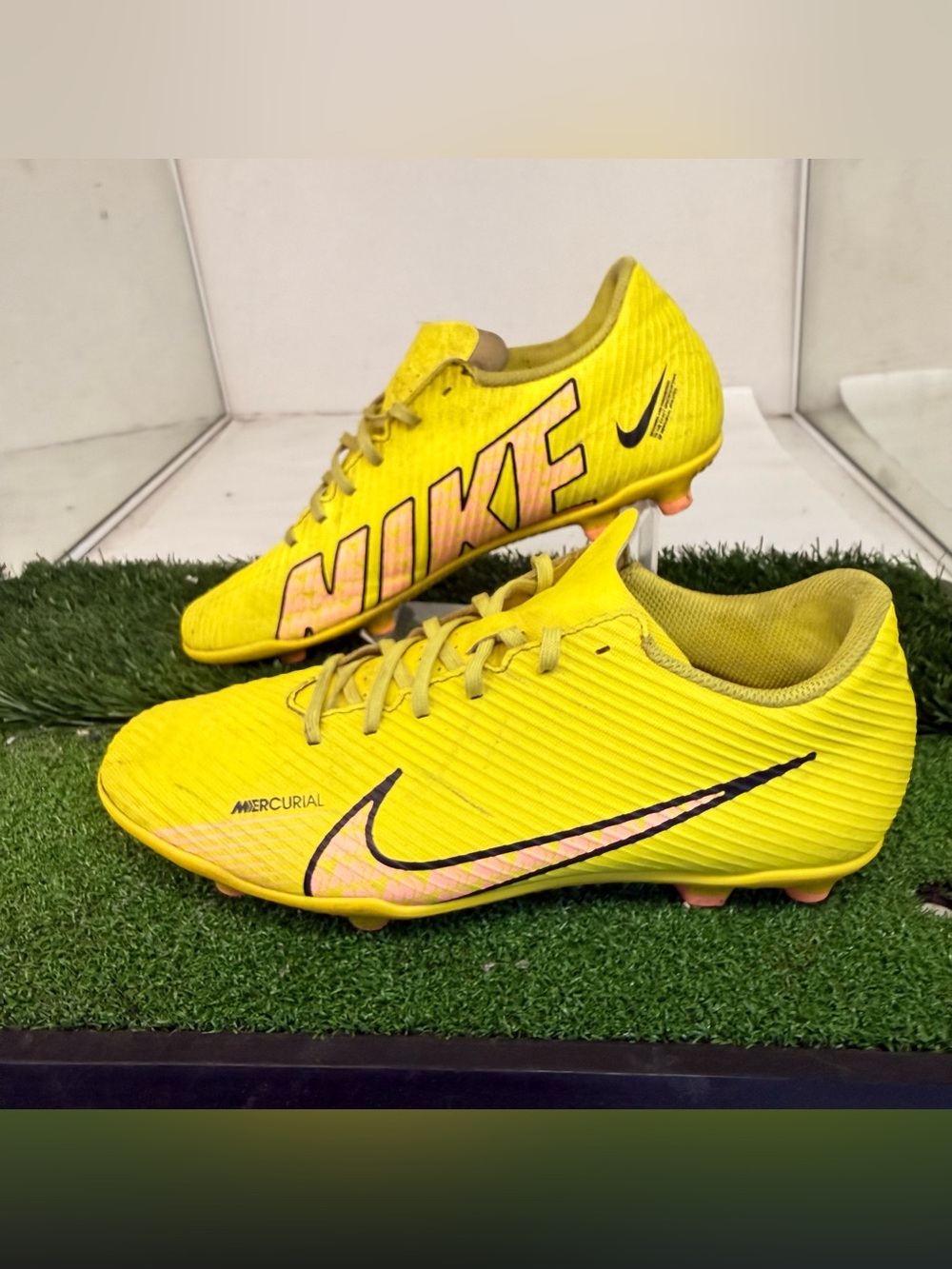 Nike Yellow Mercurial Men’s Soccer Cleats